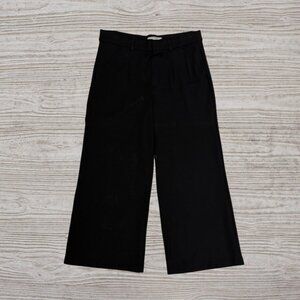 Wit & Wisdom AB Solution Skyrise Pleated Wide Leg Cargo Pants Black 14P 14 P